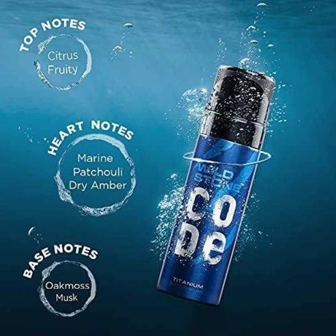 Wild,Stone,CODE,Titanium,Perfume,120ml