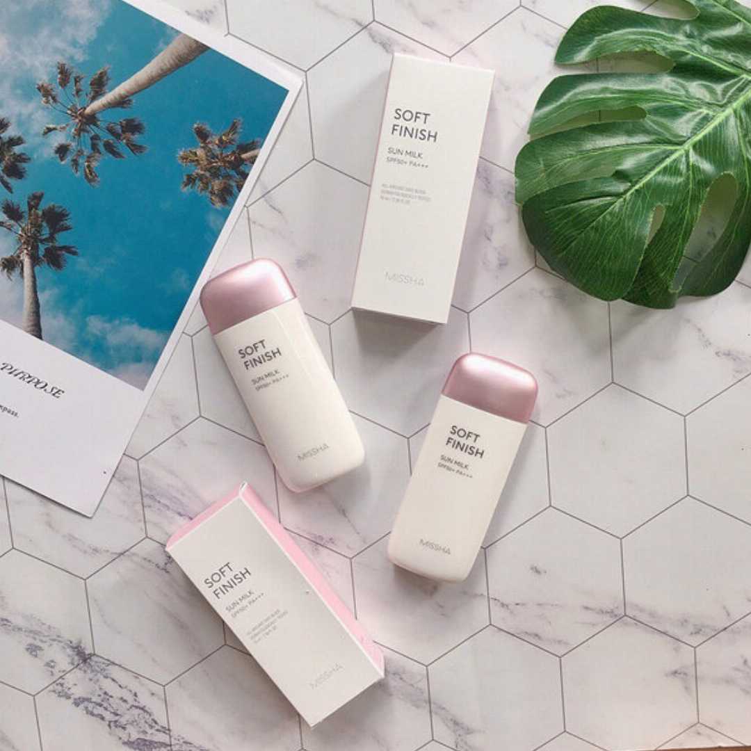 MISSHA,SOFT,FINISH,SUN,MILK,SPF50+,PA+++