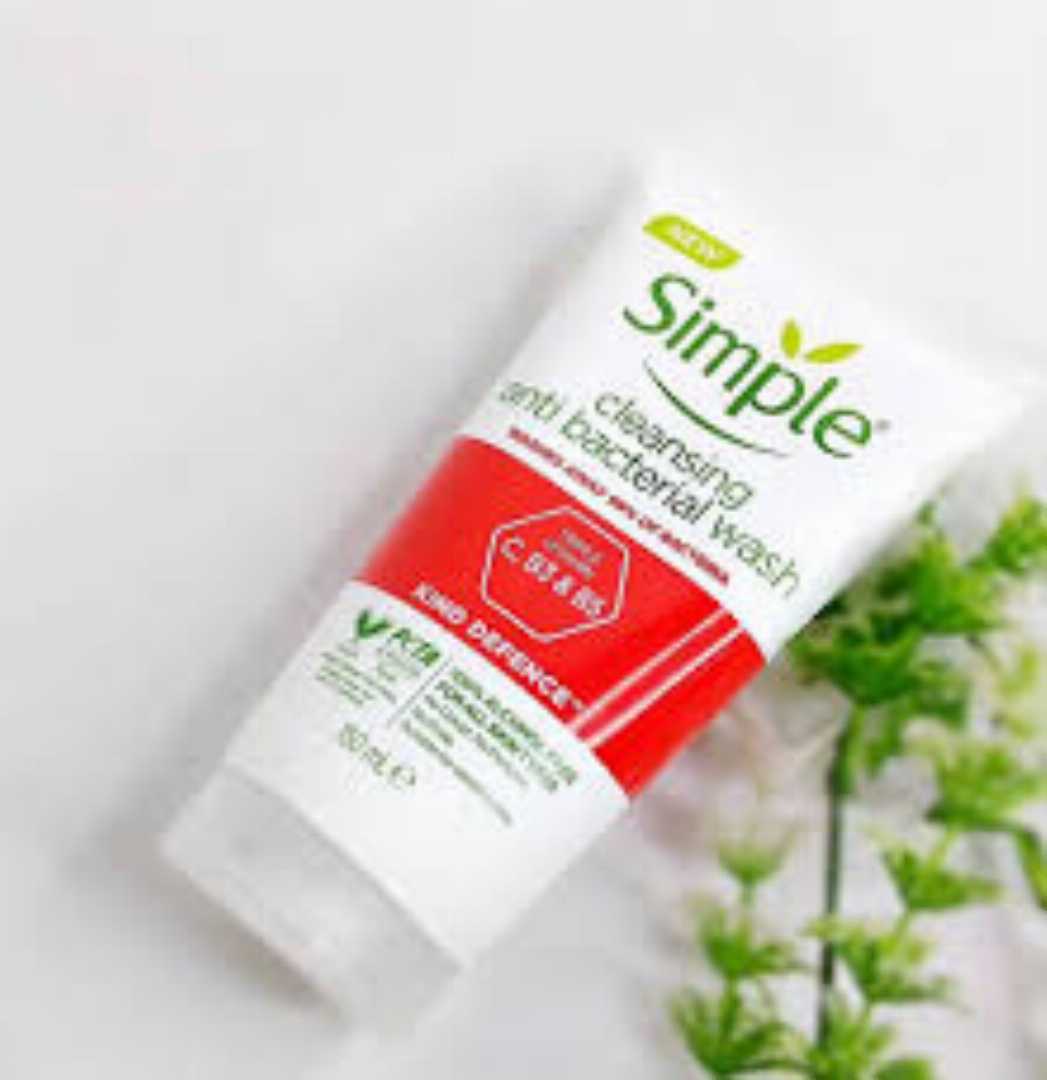 SIMPLE,KIND,TO,SKIN,ANTI-BACTERIAL,FACIAL,WASH
