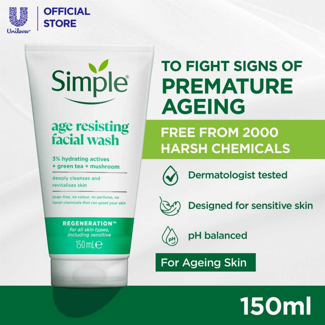 Simple,Age,Resisting,Facial,Wash