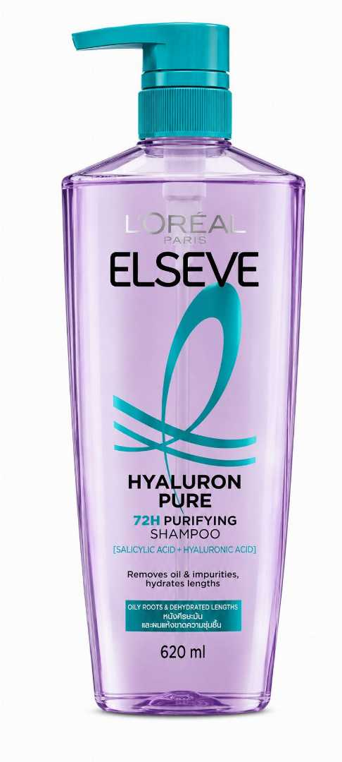 L’Oréal,Paris,Elseve,Hyaluron,Pure,72H,Purifying,Shampoo,–,620ml