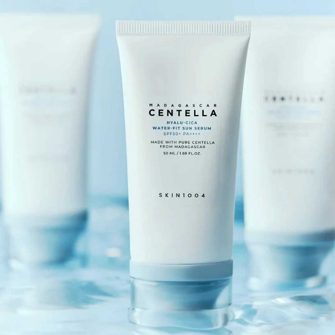 #SKIN1004 #Centella #HyaluCica #WaterFitSunSerum #SPF50 #PA++++ #KoreanSkincare #SunSerum #HydratingSunscreen #SensitiveSkin #OriginalProduct #AngelsCloud