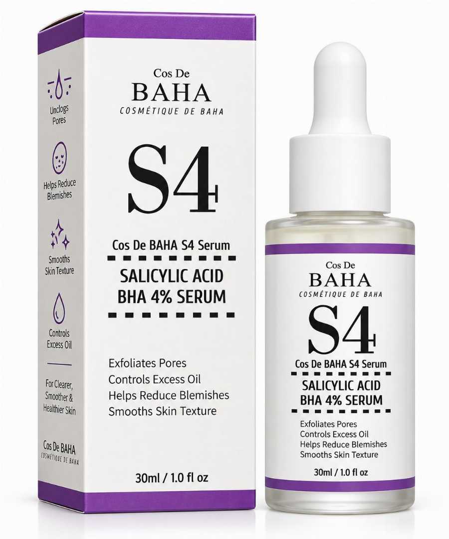 Cos,De,BAHA,S4,Salicylic,Acid,BHA,4%,Serum